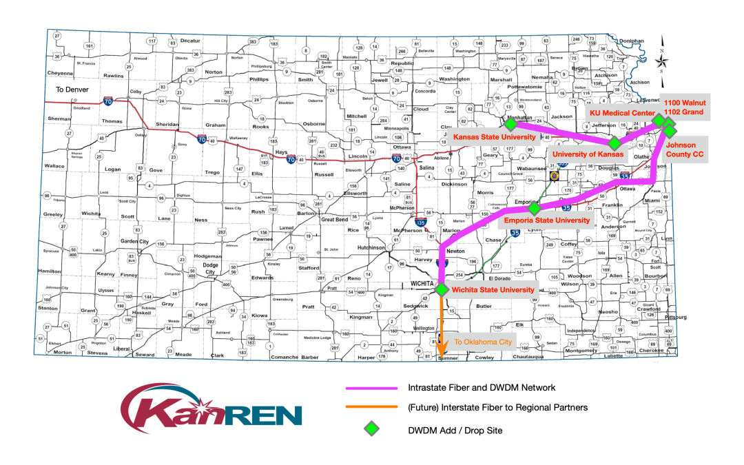 KanREN Stabilizes Region by Expanding Fiber Footprint